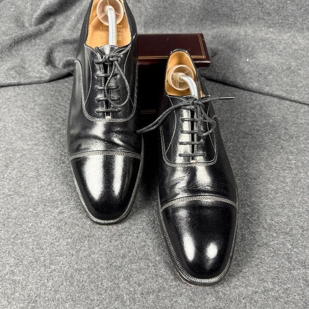 Brooks Bros Peal & Co Cap-Toe Oxfords 10.5 USA